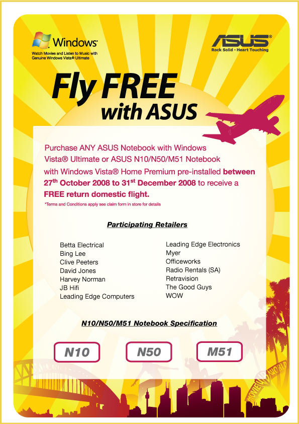 Fly Free with ASUS